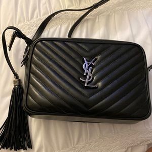 Lou Medium Monogram YSL Calf Crossbody Bag 10/10
